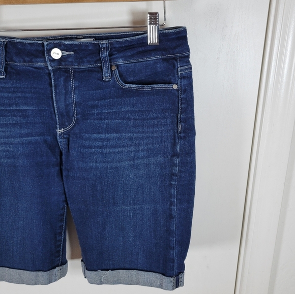 Paige Jax Knee-Length Denim Shorts Size 28 - Picture 2 of 9